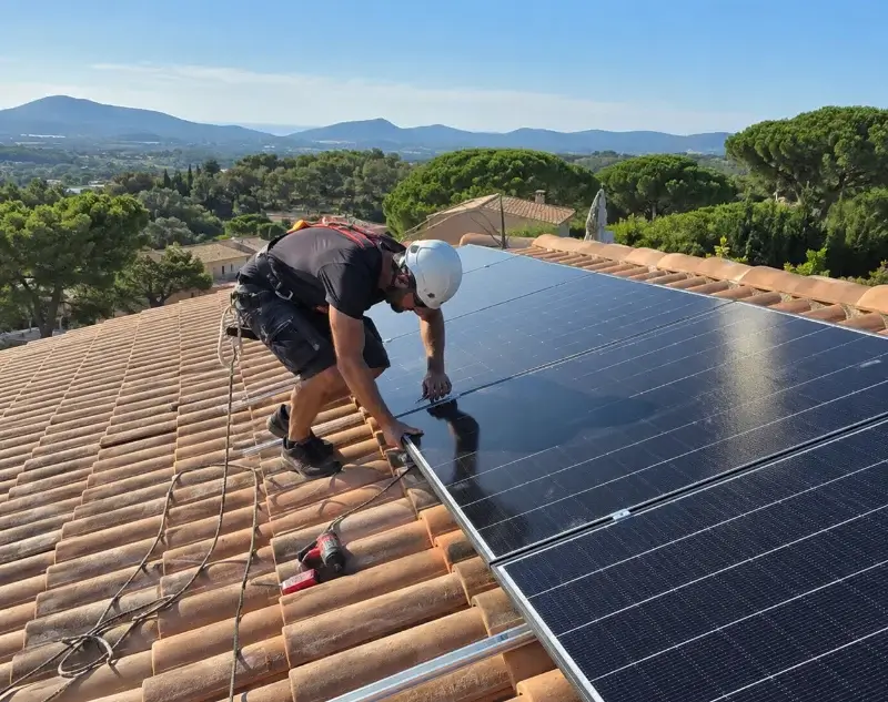 Installateur panneaux solaires Castellet-en-Luberon — pose photovoltaïque sur toiture