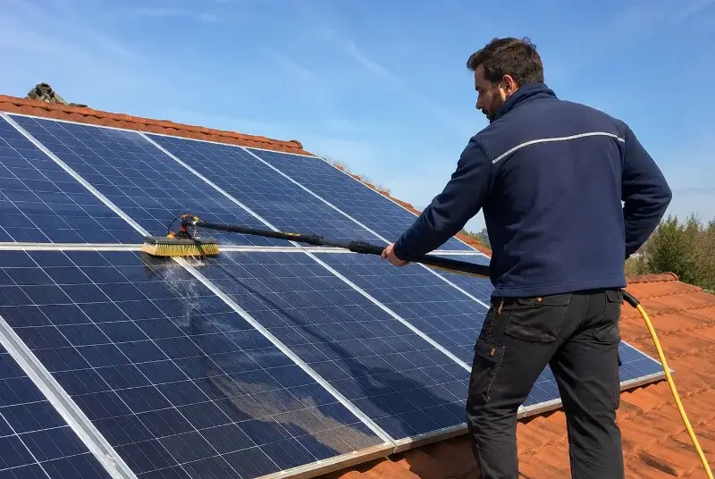 Nettoyage et entretien de panneaux solaires à Castellet-en-Luberon